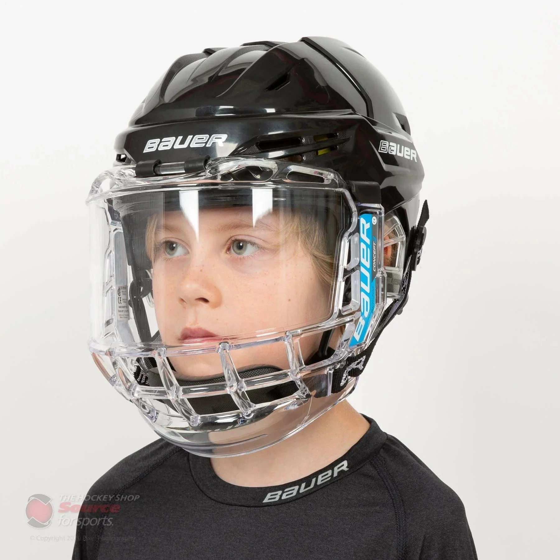 Bauer Concept 3 Senior Hockey Full Face Shield - Image 3
