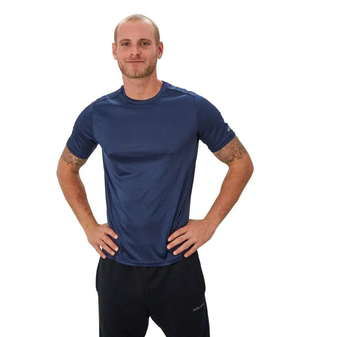 Bauer Vapor Team Tech Shortsleeve Senior Shirt - Image 3