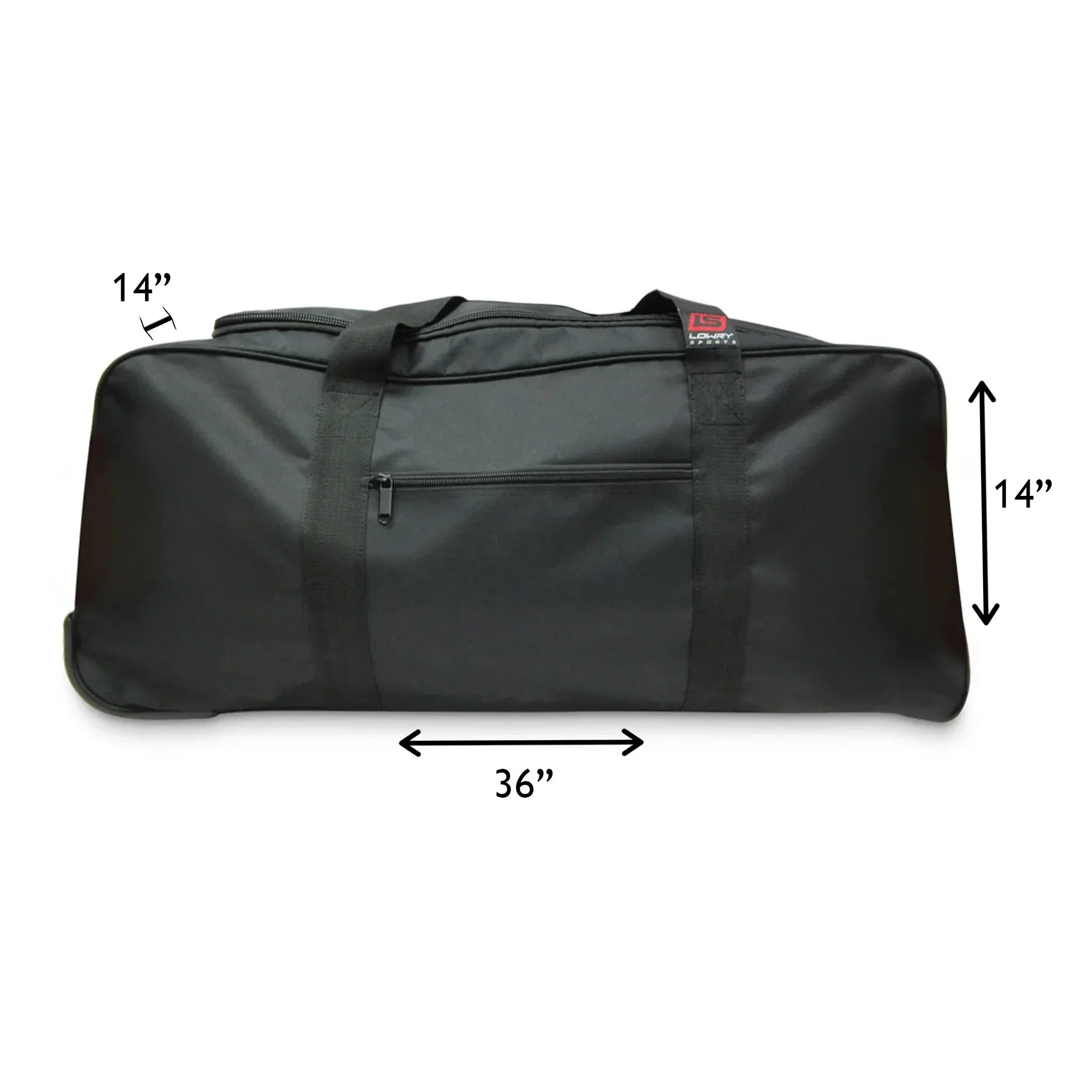 Lowry Sport Nylon Senior Wheel Hockey Bag - Image 3