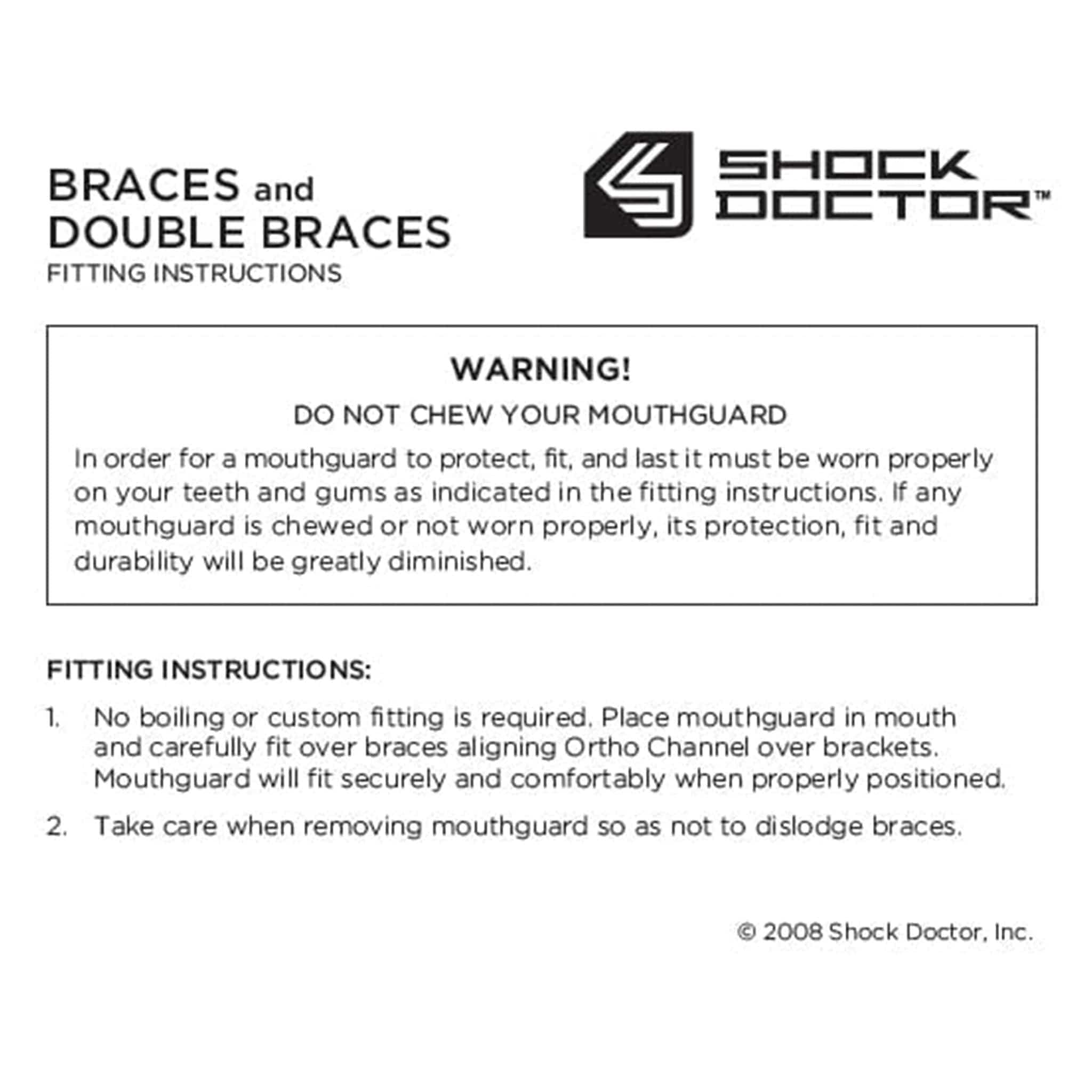 Shock Doctor Braces Senior Mouthguard - Image 3